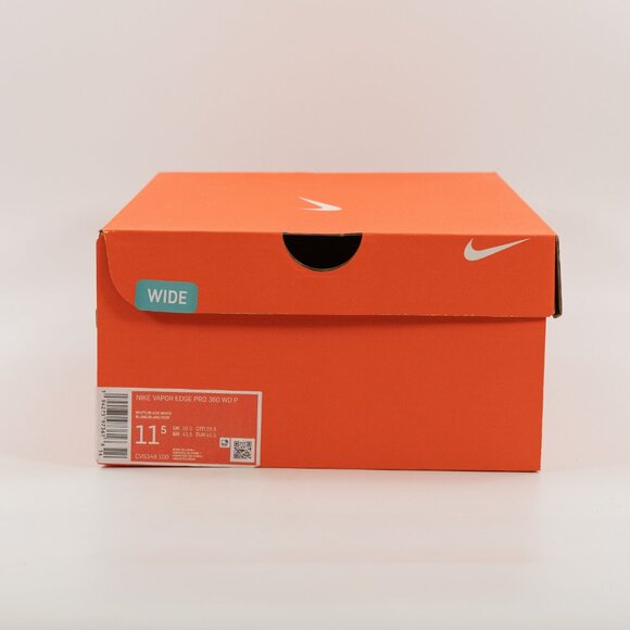 Nike Vapor Edge Pro 360 WIDE \'White Black\' CV6348-100 Football Multi Size main image 12